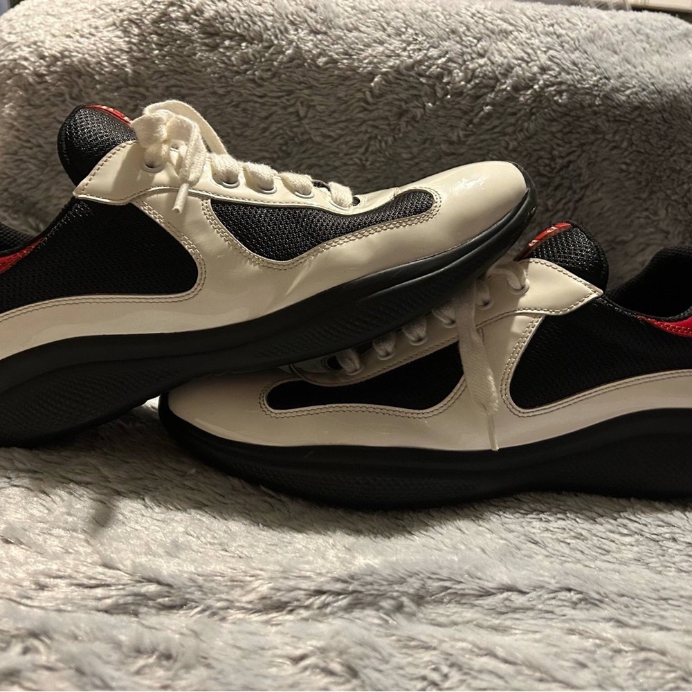 Classic Black and White Athletic Sneakers